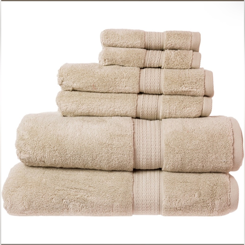 Tommy Bahama 6Pc Boardwalk Bath Towel Set-Linen Color